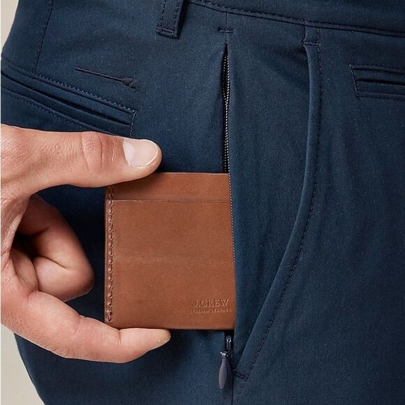 J.Crew Tech Pants Slim-fit Size 30/30 navy NWT in packaging - Picture 4 of 10